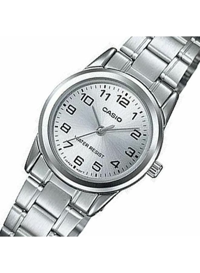 CASIO Women's Dress Collection Water Resistant Analog Watch LTP V001D 7B - 31 mm - Silver - Image 5