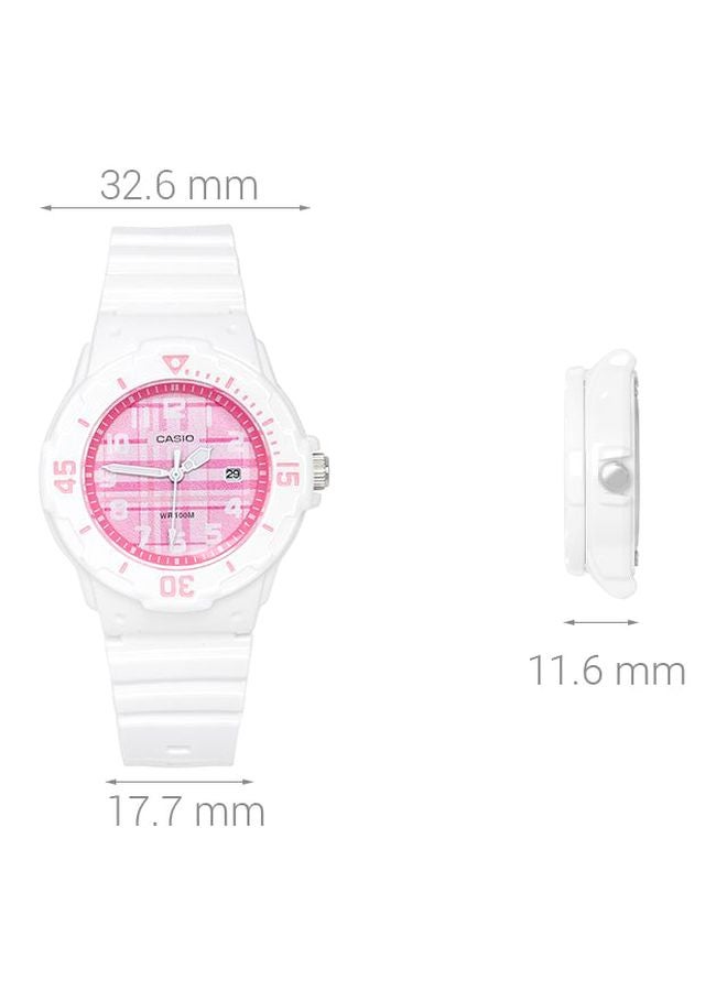 CASIO - Women's Youth Series Analog Watch LRW-200H-4CVDF - 34 mm - White - Image 1