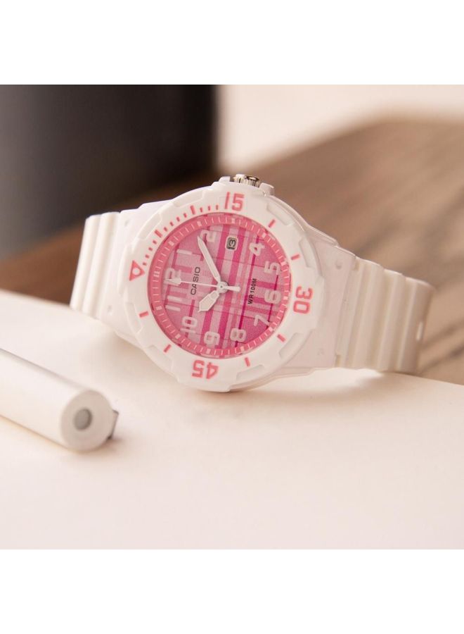 CASIO - Women's Youth Series Analog Watch LRW-200H-4CVDF - 34 mm - White - Image 1