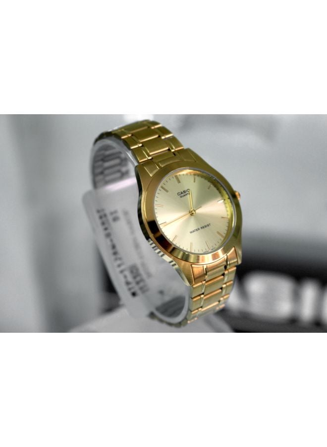 CASIO - Women's Enticer Analog Watch LTP-1170N-9ARDF - 30 mm - Gold - Image 1