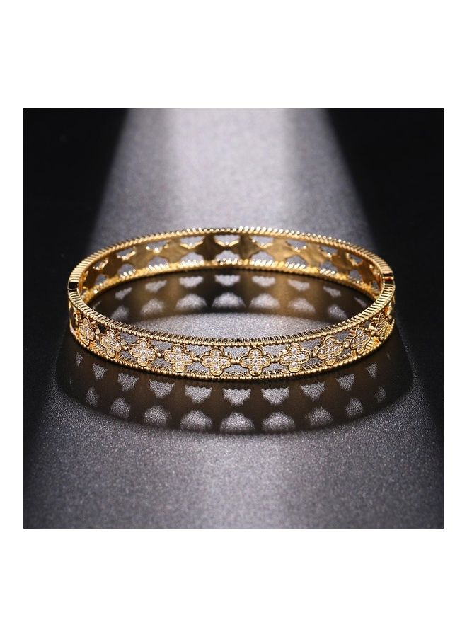 Women Fashion Bracelet Rhinestone Hollow Out Bracelet