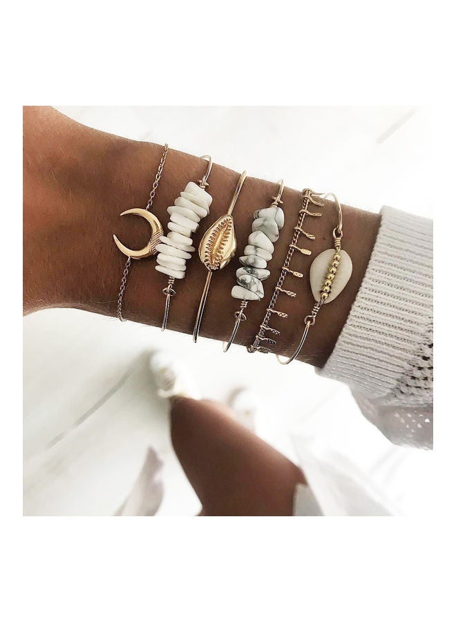 6-Piece Fashionable Bracelets 