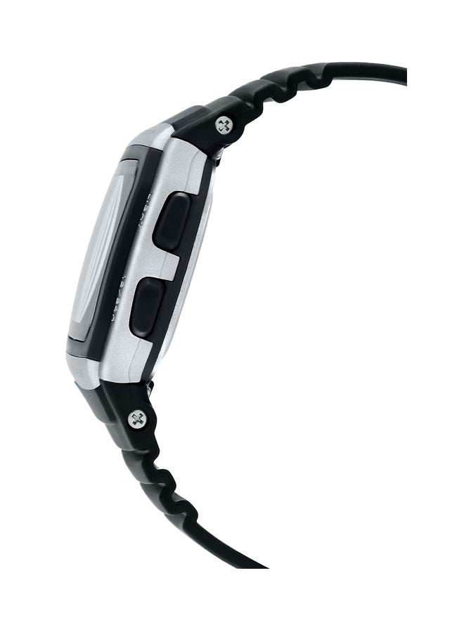 CASIO Men's Silicone Digital Wrist Watch W-96H-1AVDF - 40 mm - Black - Image 4