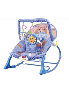Factory Price Blue Infant To Toddler I-Baby Rocker/Bouncer - Bear Design  - Image 1
