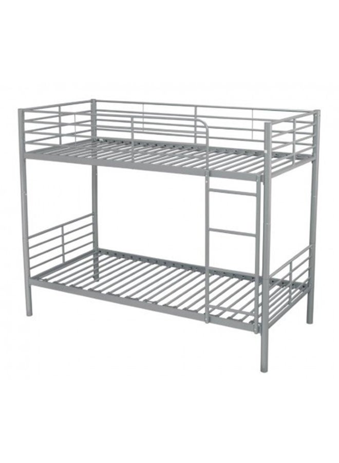 Mercury - Metal Bunk Bed Silver 190x90x90cm - Image 1