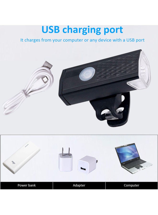 Waterproof and Rechargeable Front and Tail Light For Bicycle