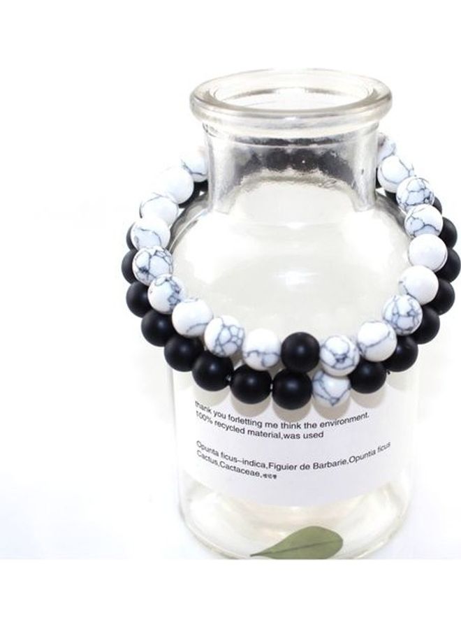 2-Piece Fashionable Beaded Bracelet  - Image 3
