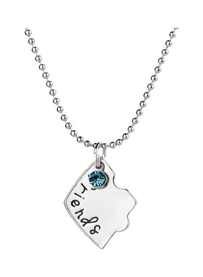 3-Piece Good Friend Peach Heart Stitching Fashion Necklace - Image 4