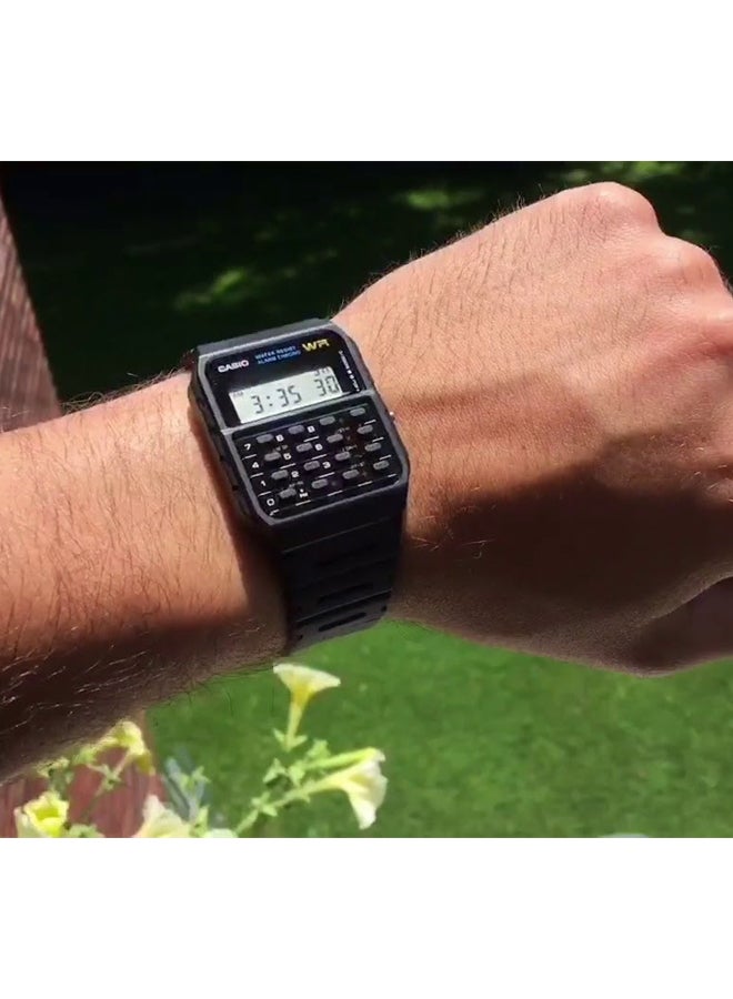 Men's Casual Digital Watch CA53W-1Z - 34 mm - Black