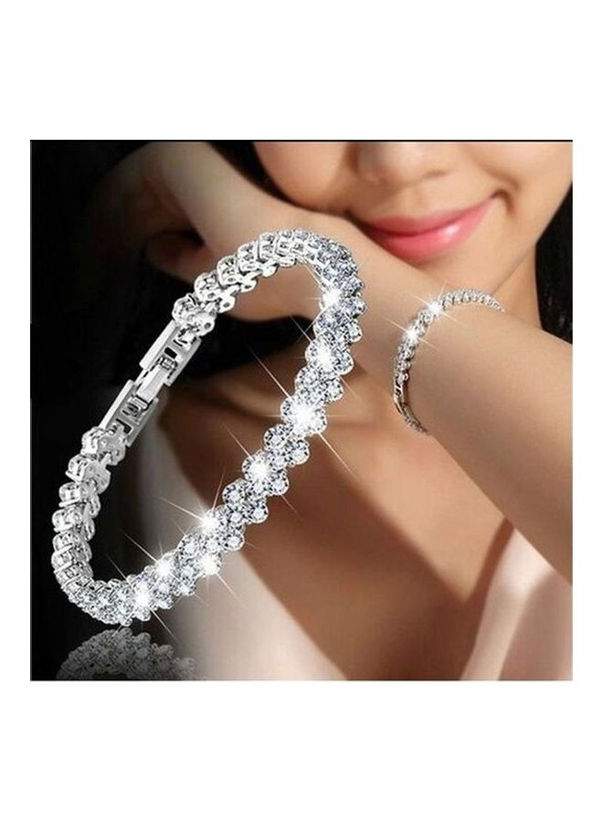 925 Sterling Silver Studded Bracelets  - Image 2