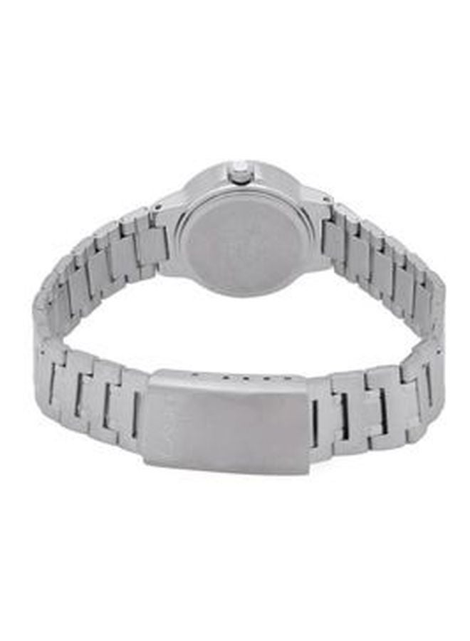 كاسيو ساعة يد بعقارب مقاومة للماء طراز LTP-1177A-3ADF - 25 مم - فضي للنساء - Image 2