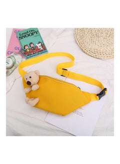 Durable  Solid Color All Match Bag Yellow