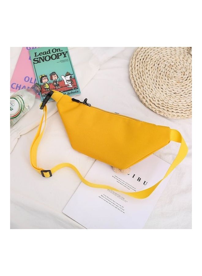 Generic - Durable  Solid Color All Match Bag Yellow - Image 1