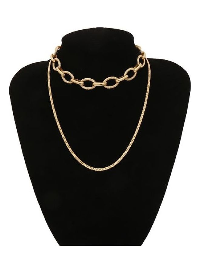 Chokers Layered Snake Chain Necklace - Image 2