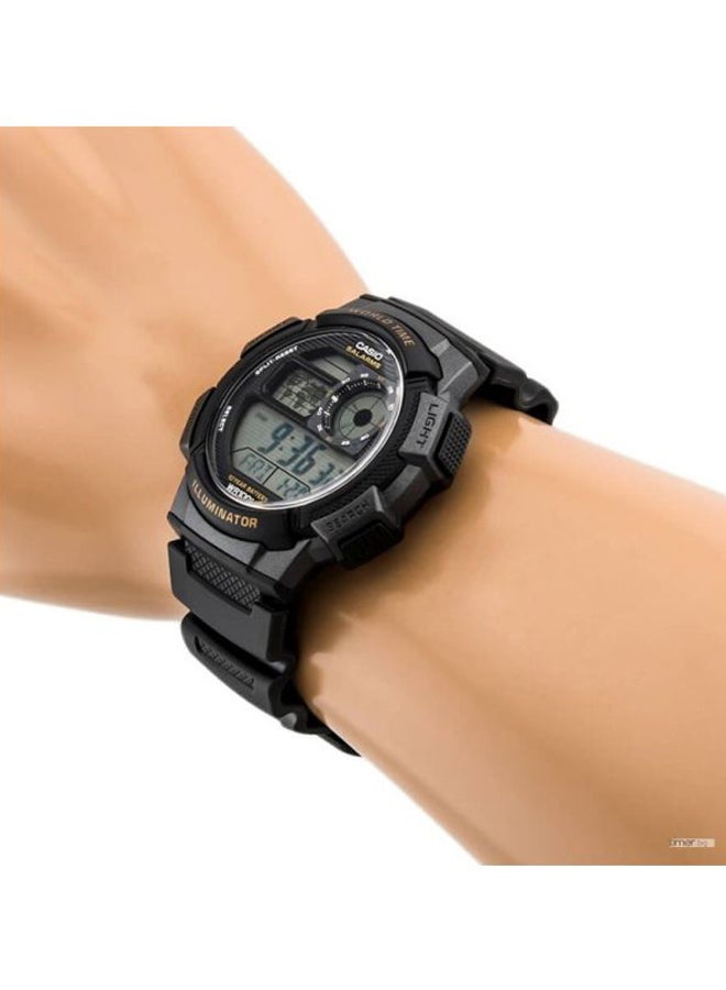 Men's Youth Digital Analog Watch AE-1000W-1AV - 48 mm - Black - v1619429274/N21771046A_12