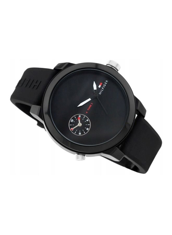 TOMMY HILFIGER Men's Water Proof Rubber Analog Watch 1791326  - Image 5