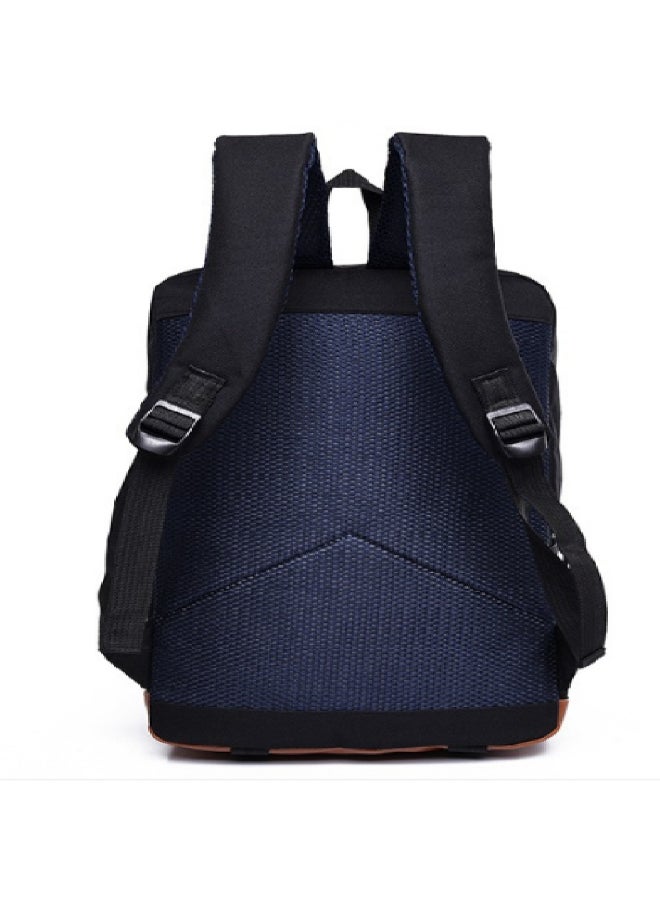 هالامودو حقيبة ظهر مدرسية ذات طباعة أسود/بني - Image 3