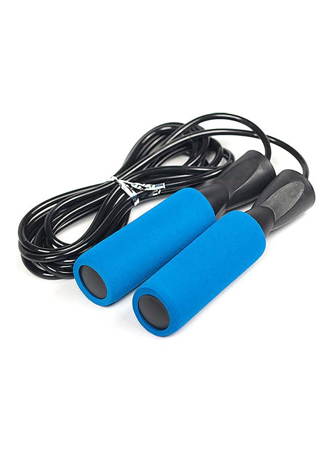 Generic Adjustable Sponge Handle Skipping Rope Cable 20 x 5 x 6cm 