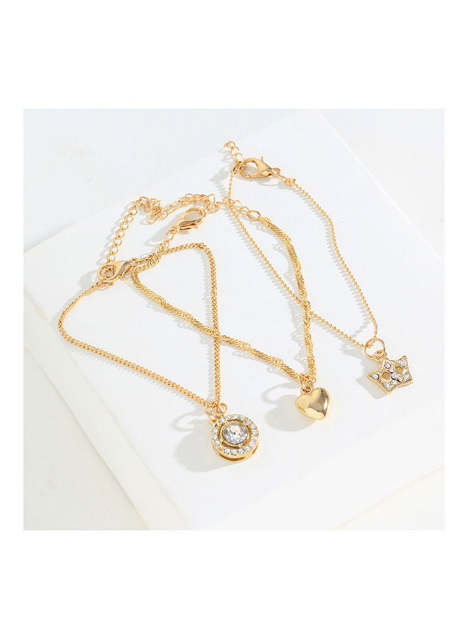 3-Piece Stone Studded Bracelet  - Image 1