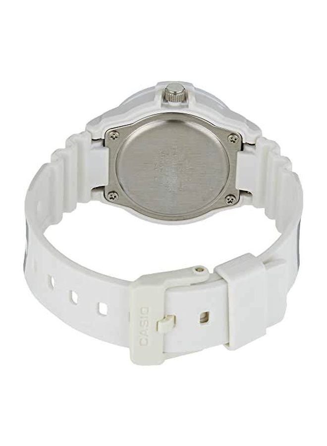 كاسيو ساعة يد شبابية بعقارب مقاومة للماء طراز LRW-200H-7E2V - مقاس 34 مم - لون أبيض للنساء - Image 2
