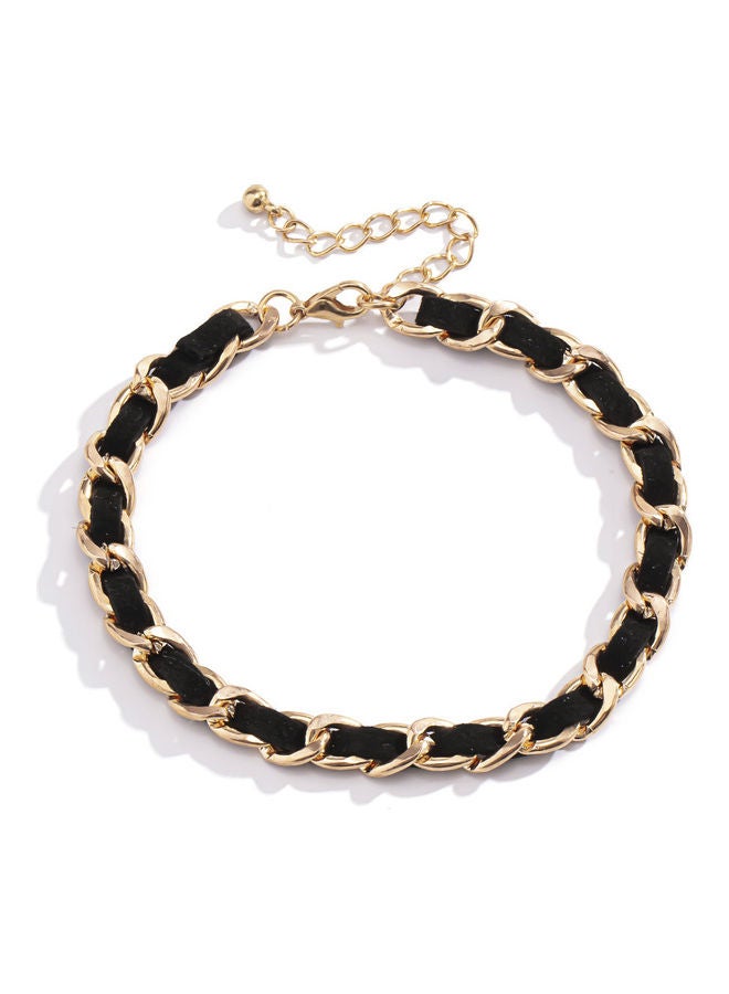 Velvet Cloth Link Chain Bracelet  - Image 1