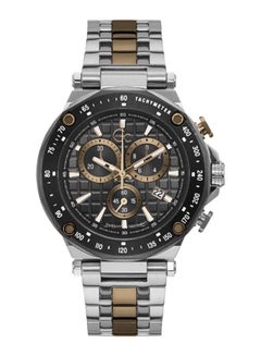 Men's Spirit Sport Water Resistance Stainless Steel Chronograph Watch Y81002G5MF - 45 mm - Silver/Gun Metal - v1619433301/N45719294A_1