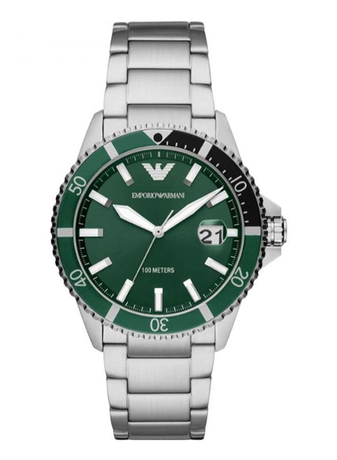 EMPORIO ARMANI Men's Diver Water Resistance Stainless Steel Analog Watch AR11338  - Image 1