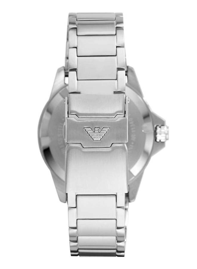 EMPORIO ARMANI Men's Diver Water Resistance Stainless Steel Analog Watch AR11338  - Image 3