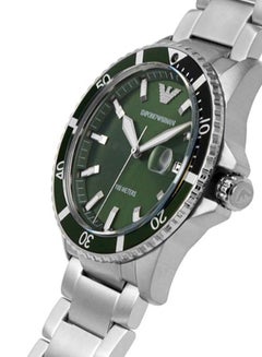 EMPORIO ARMANI Men's Diver Water Resistance Stainless Steel Analog Watch AR11338  - Image 4
