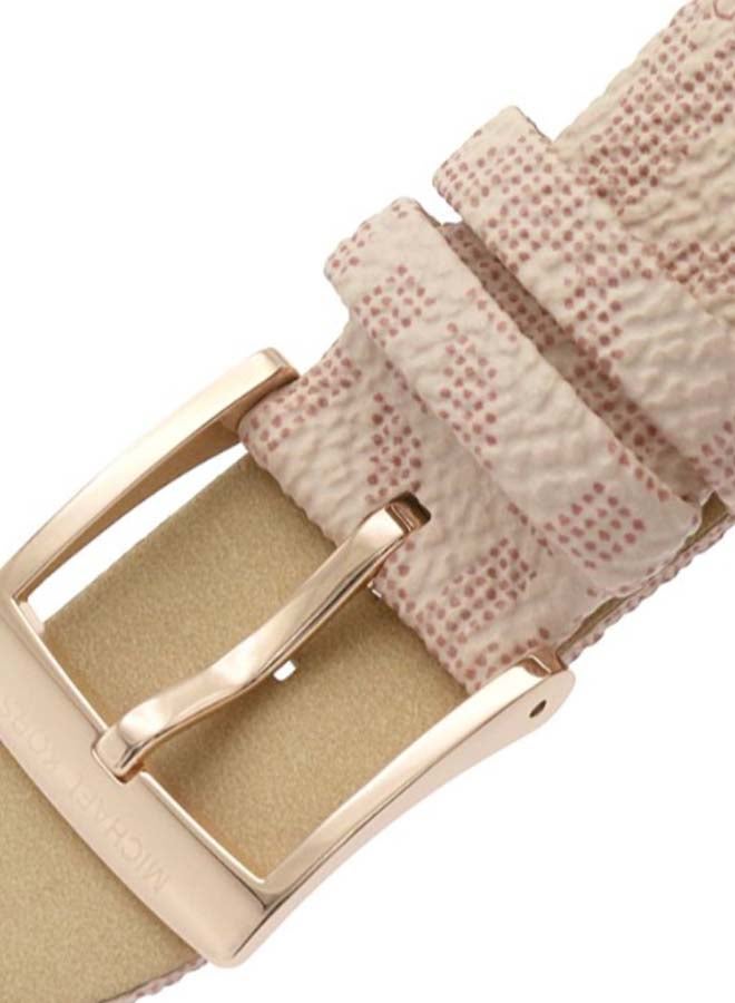 Michael Kors Women's Parker Round Shape Plastic Chronograph Wrist Watch 39 mm - Pink - MK6935 - Image 5