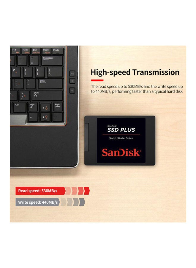 Sandisk SSD Plus 2.5inch SATA3.0 240GB Solid State Drive Fast Response Shockproof Mute SSD For Laptop | Desktop | Computer 240 GB  - Image 5