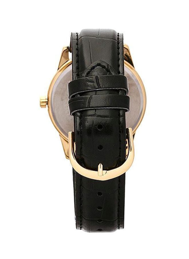 CASIO unisex 2-Piece Leather Analog Watch Set MTP-V001GL-7B + LTP-V001GL-7B  - Image 5