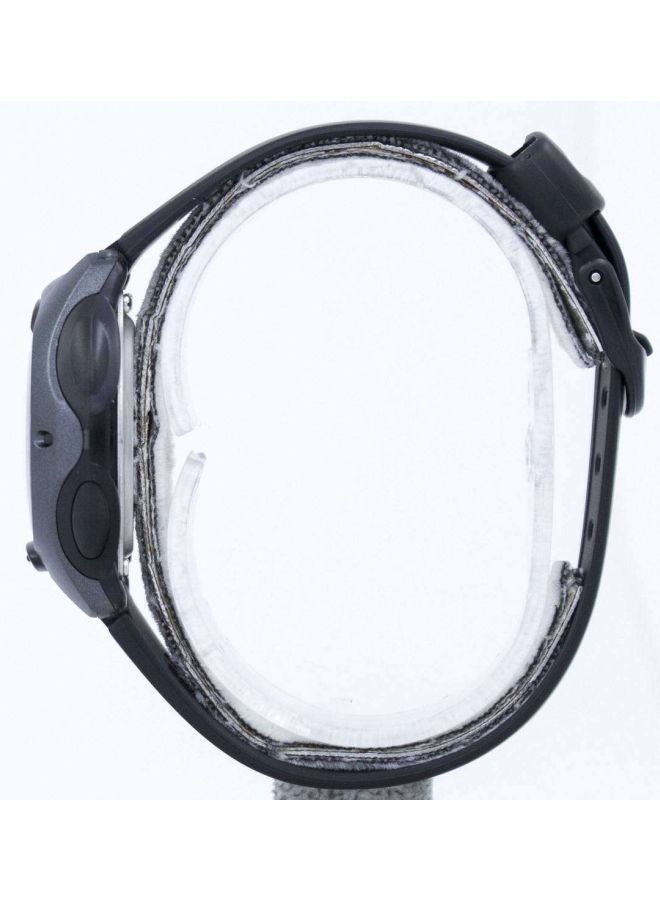 كاسيو ساعة يد رقمية مقاومة للماء طراز LW200-1BV - 35 مم - أسود للنساء - Image 4