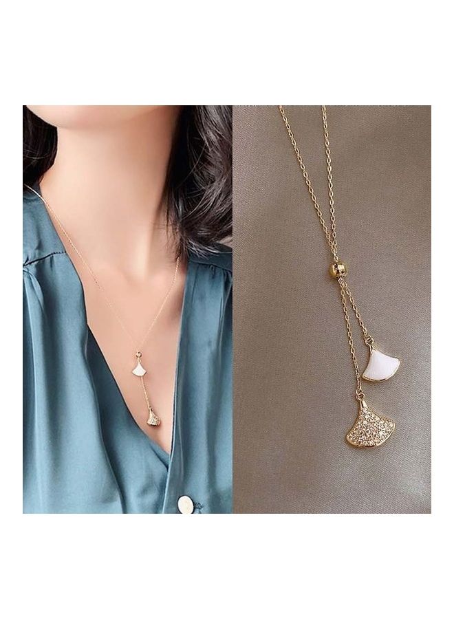 Popular Fan-shaped Personality Necklace