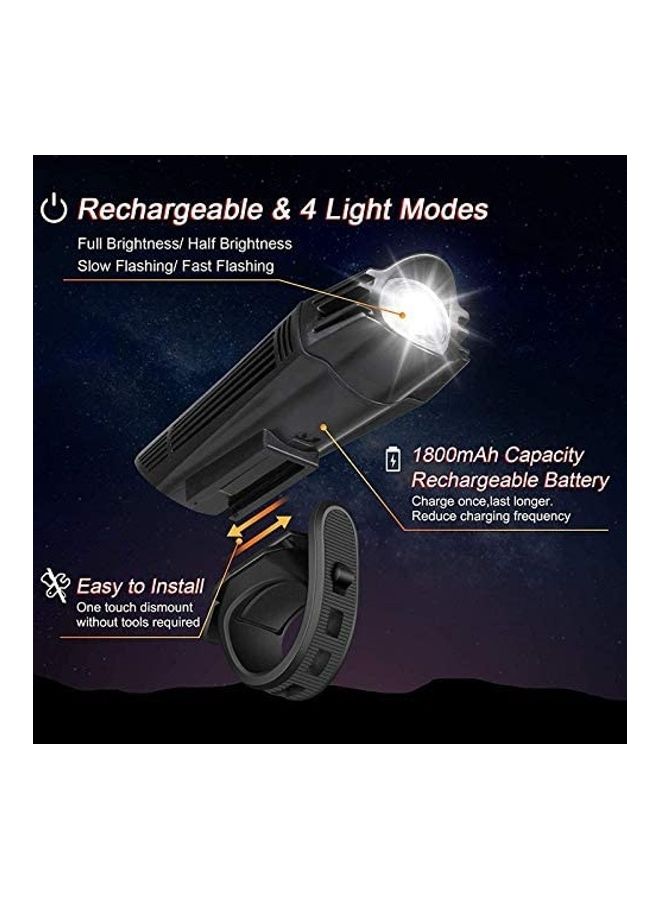 XiuWoo Rechargeable Ultra Bright Light For Bicycle  - Image 2