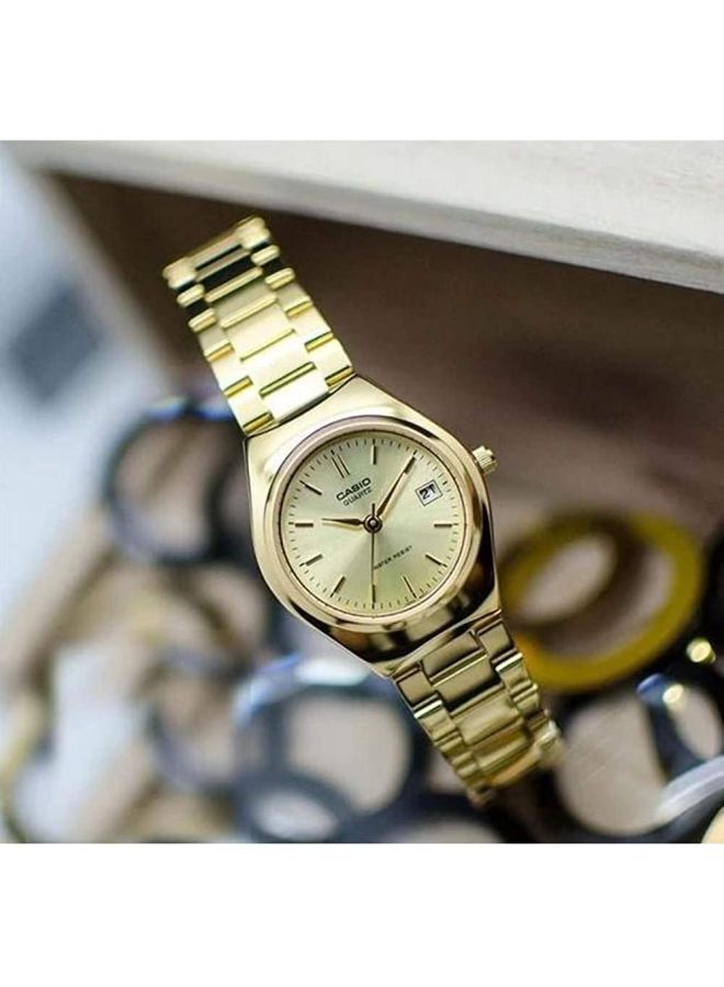 CASIO - Women's Enticer Analog Watch LTP1170N-9A - 30 mm - Gold - Image 1
