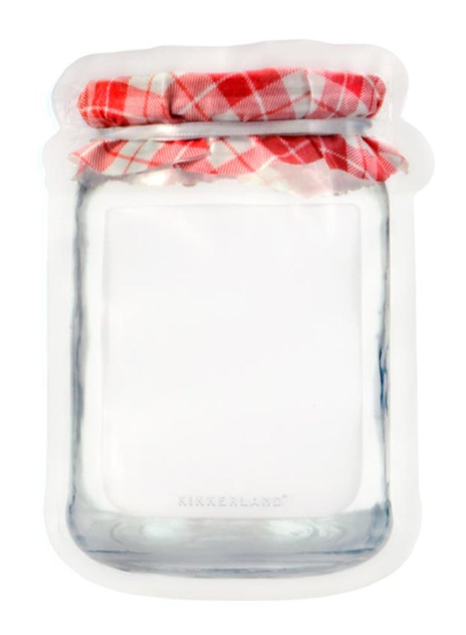 6-Piece Jam Jar Zipper Bag Set Clear L - v1619436641/N46349167A_1