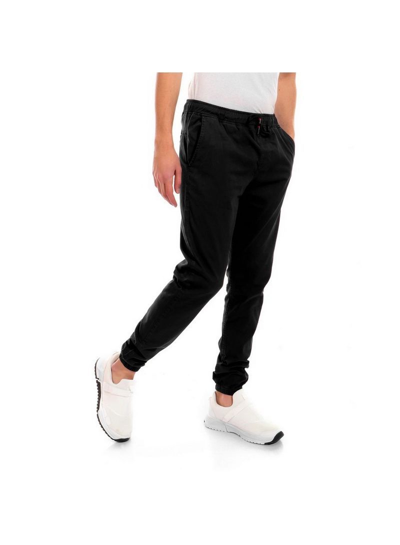 WHITE RABBIT Side Zipped Pockets  Pants Black  - Image 1