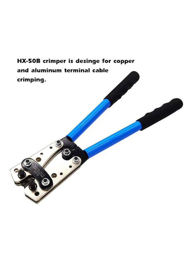 Generic Portable Professional Cable Crimping Plier Tool Blue/Silver  - Image 5