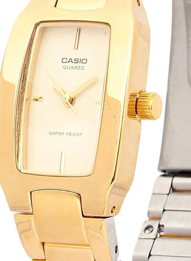 CASIO Women's Enticer Water Resistant Analog Watch LTP-1165N-9CRDF-R - 33 mm - Gold - Image 5