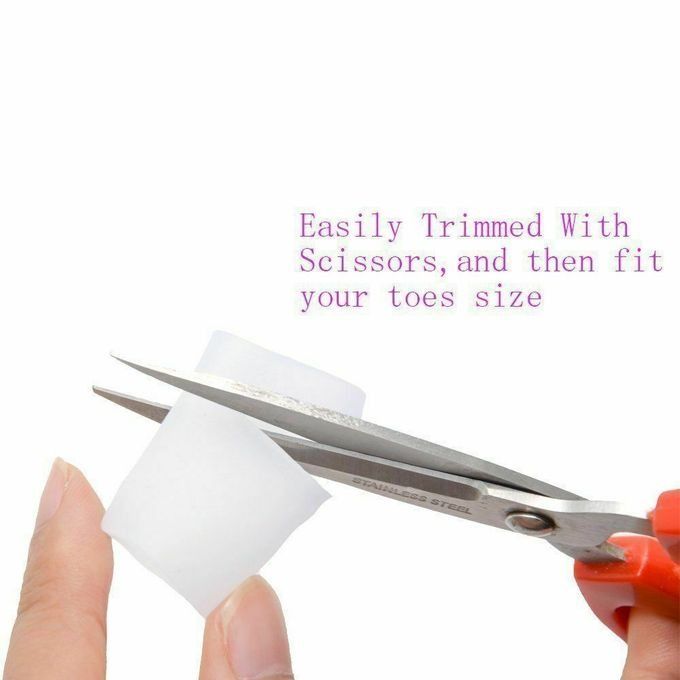 مجموعة 10 قطع أنابيب جل سيليكون لحماية الأظافر أبيض - Image 2