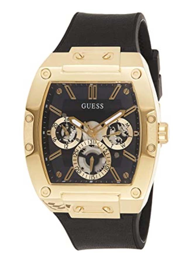 GUESS - Men's Phoenix Water Resistance Leather Analog Watch GW0202G1 - Image 1