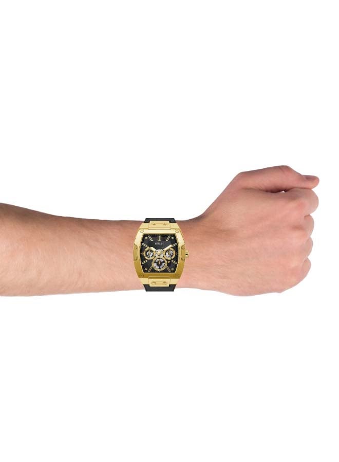 GUESS - Men's Phoenix Water Resistance Leather Analog Watch GW0202G1 - Image 1