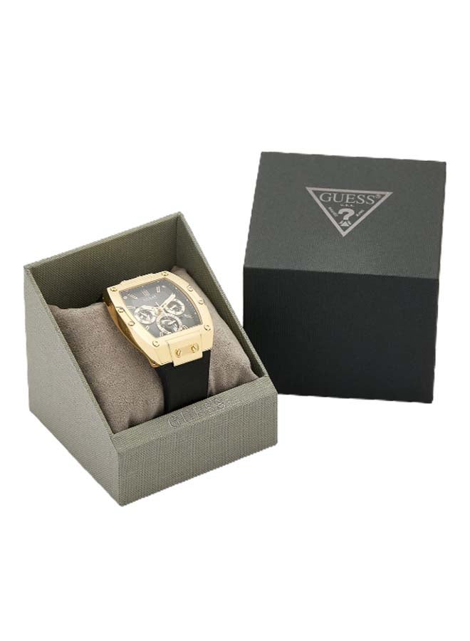 GUESS - Men's Phoenix Water Resistance Leather Analog Watch GW0202G1 - Image 1