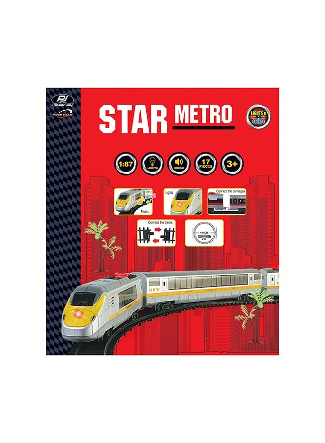 Power Joy V.Vroom Star Metro Battery Operated 6cm - Image 3