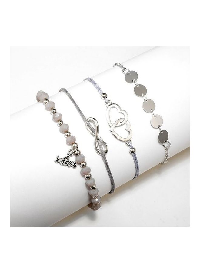 4-Piece Heart Fashion Bracelets  - Image 3