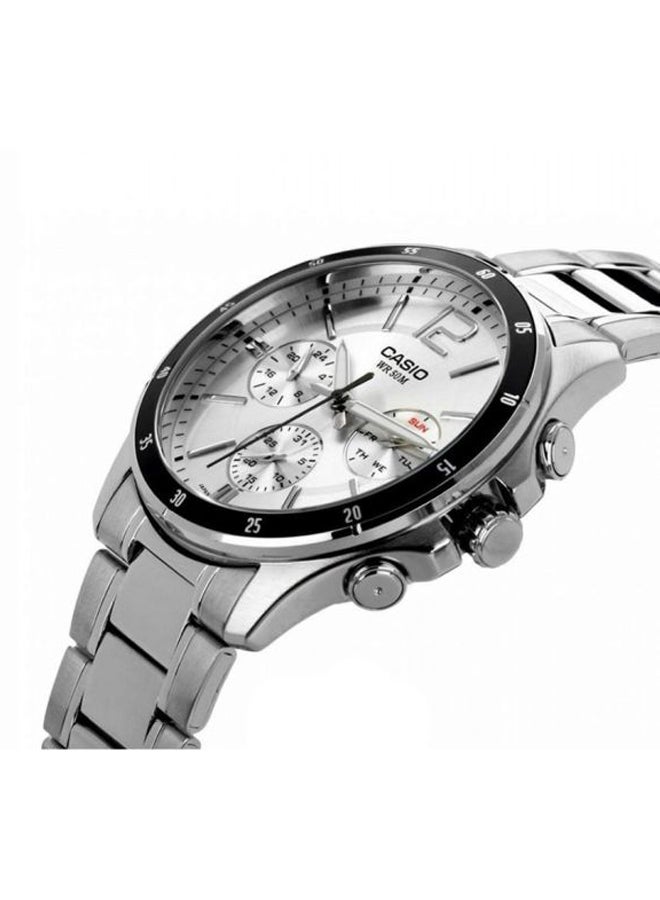 CASIO Men's Mtp1374D7Avdf Wrist Watch - 47 mm - Silver - Image 4