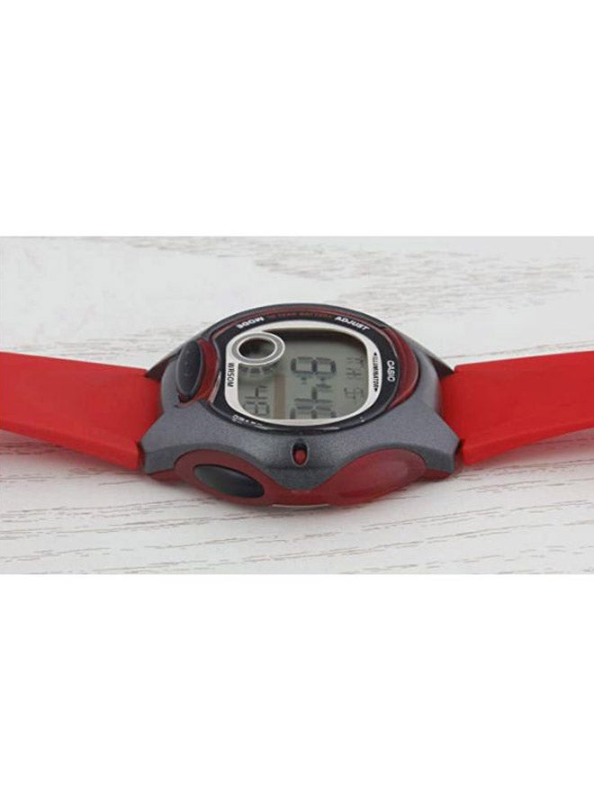 CASIO - Women's Water Resistant Digital Watch LW-200-4AVEF - 35 mm - Red - Image 1