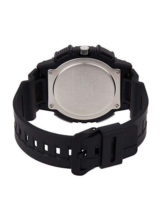 CASIO Men's Resin Chronograph Wrist Watch MCW-200H-9AVEF - 56 mm - Black - Image 2