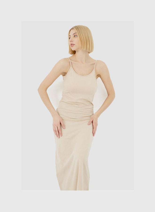 Carina Dress Full Length M4562 Med.Beige - Image 2